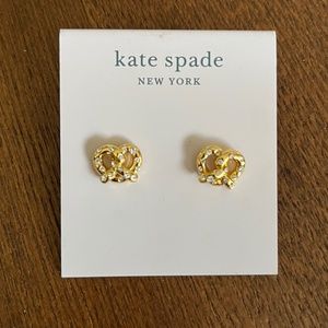 Kate Spade New York gold Pretzel Earrings